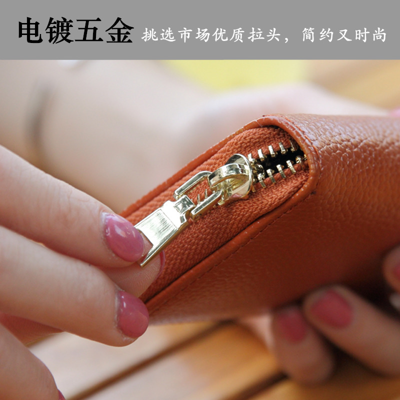 Lớp đầu tiên của gói da bò một thẻ phụ nữ đơn giản da nhiều thẻ siêu mỏng Giấy chứng nhận gói dung lượng lớn ví nam gucci