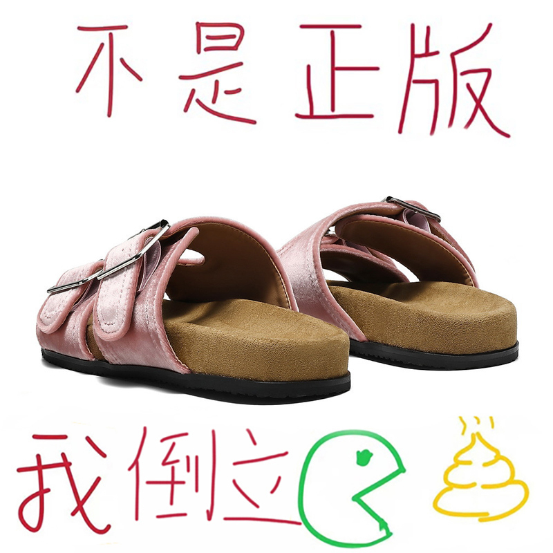 Velvet Double-Breasted Birkenstock-Style Slip-On Sandals for Women, 2026 New Summer Model, Lazy Slip-On Thick-Soled Outdoor Sandals Velvet Double-Breasted Birkenstock-Style Slip-On Sandals for Women, 2026 New Summer Model, Lazy Slip-On Thick-Soled Outdoor Sandals