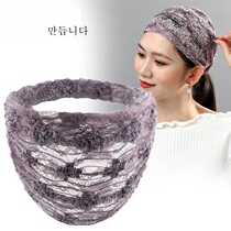 Short hair long hair transition Divinity Divine Instrumental Left Hair Awkward period Divinity Lady Shade White Hair Accessories Cover Foreign Air Hair Band