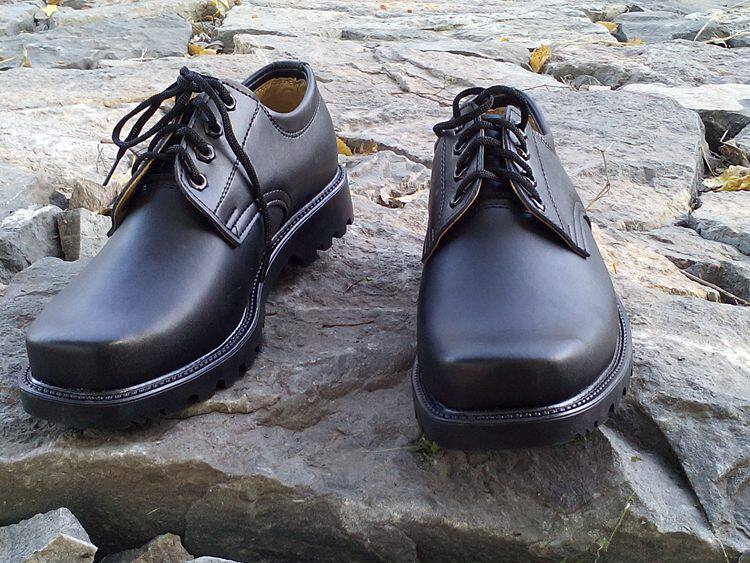 Boots militaires pour homme en cuir - Ref 1399959 Image 5