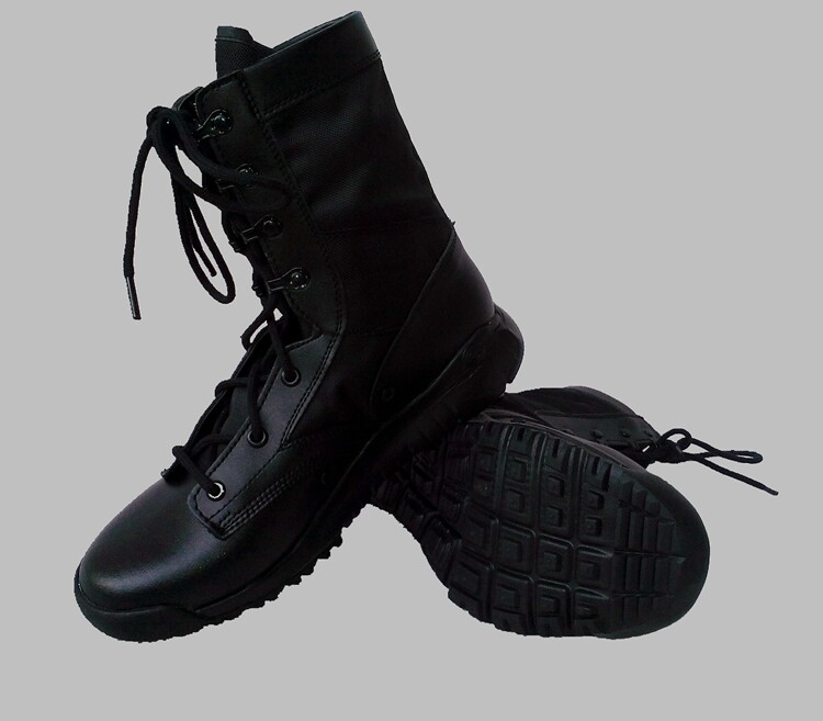 Bottes militaires en cuir - respirant - Ref 1401644 Image 11