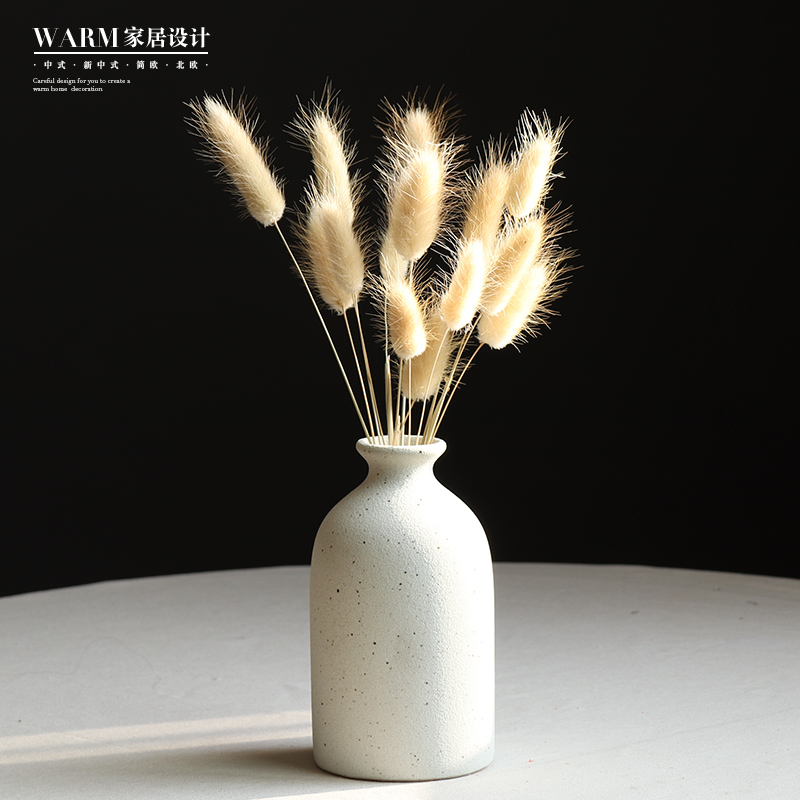 Rabbit tail grass dry flower real flower decoration decoration living room decoration non-dog tail grass ins small fresh wind table decoration