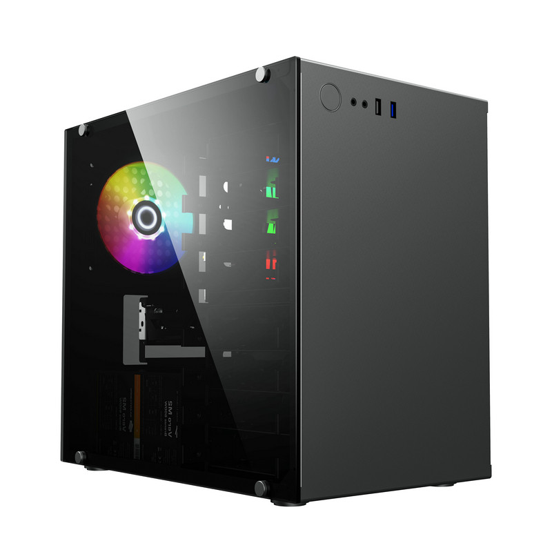 invasion X4 Desktop 8-bay Multi-storage NAS Computer case Array 8-bay small main case