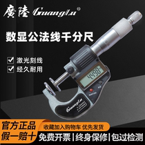 Guanglu Electronic Digital Display Public Normal Micrometer 0-25-50-75-100mm Disc Micrometer 0 001