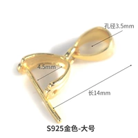 925 Shell Tattoo Silver Points-Gold