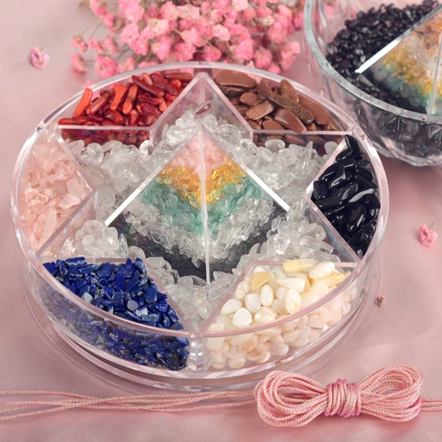 Обнаружение Crystal Stone Натуральная белая кристаллическая разбивая скалистый солент гранулированный гранулированный раздавляющий хрустальный уход