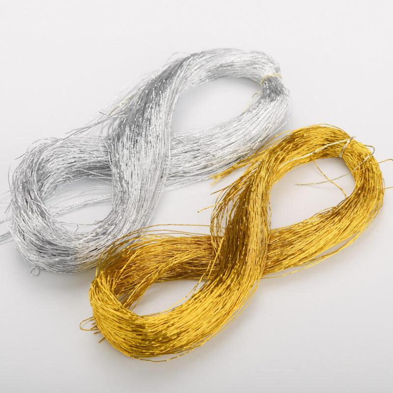High-End Gold and Silver Thread for Jewelry Stores, Price Tag Hanging Wire, 0.3mm Thin Wire, Gold Wire, Silver Wire, Tag Hanging Wire, Silk Thread