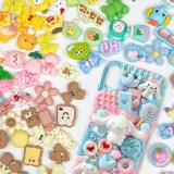 Кремовый аксессуар, аксессуары, ручка, чехол для телефона ручной работы, детские мультяшные шпильки для волос, «сделай сам»