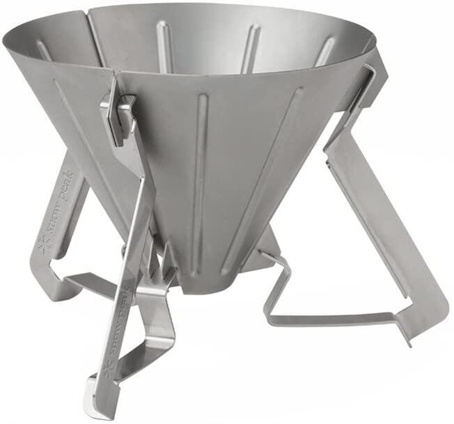 Spot Snow Peak stainless steel outdoor camping hand punch barista CS-117 filter cup filter holder