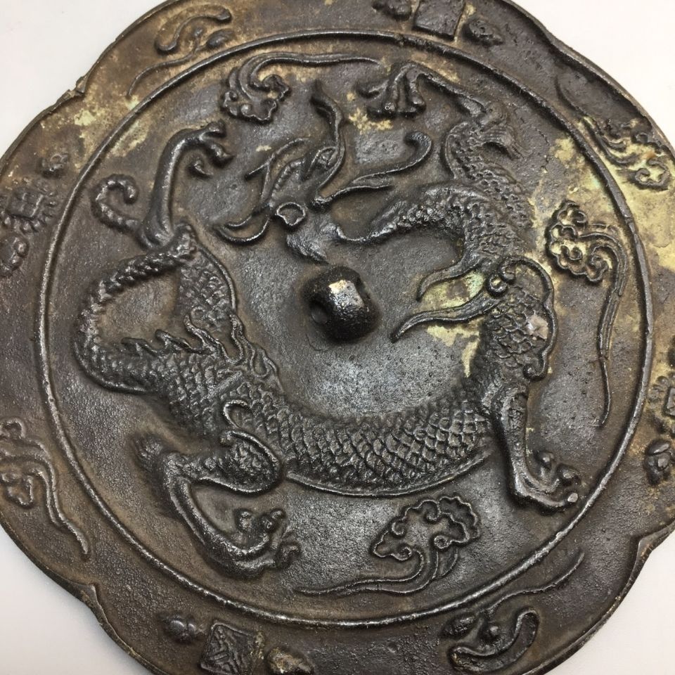 Antiquity Collection Antique copper mirror is suitable for collection hobbies