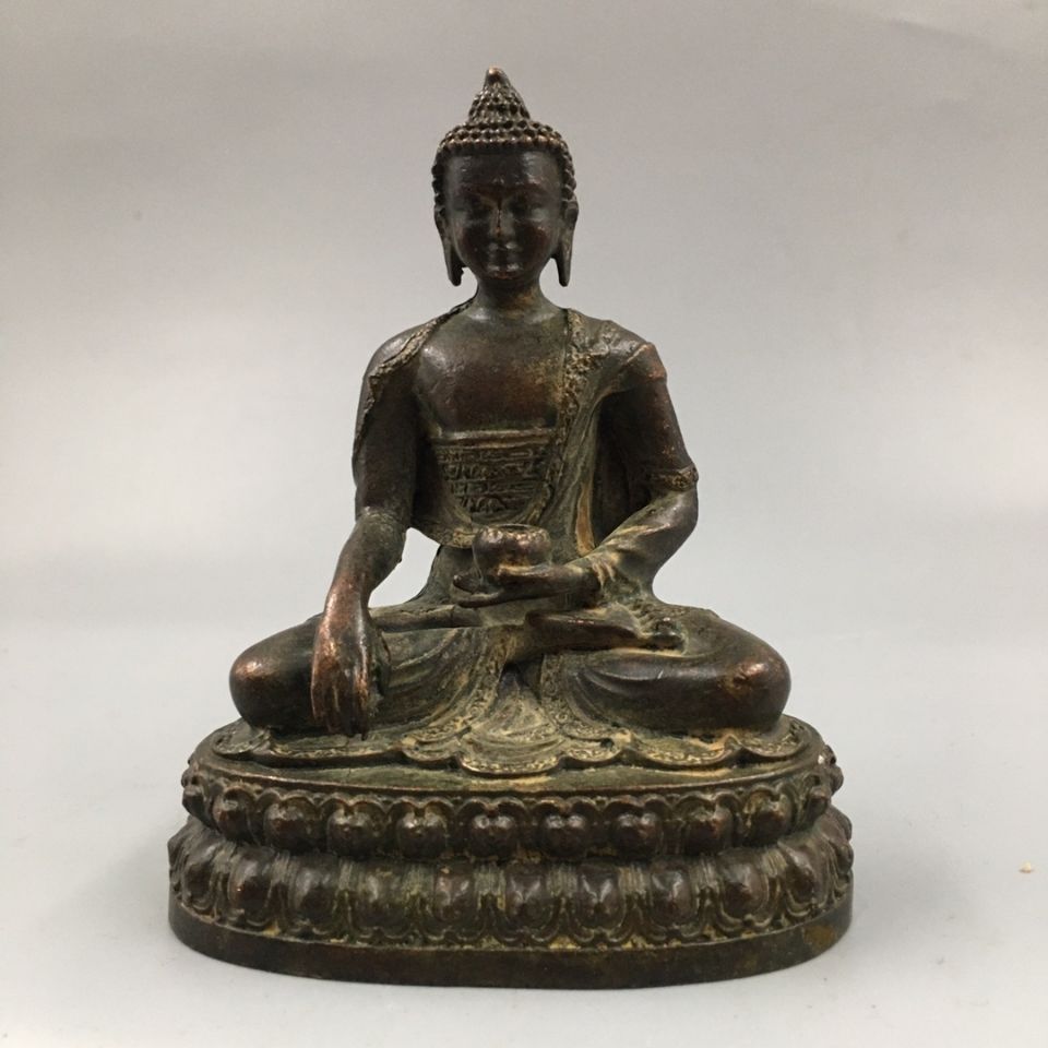 Pure copper pharmacist Buddha King Buddha Buddha statue of home furnishing accessories