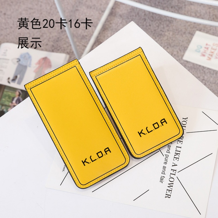 Gói thẻ nữ phiên bản tiếng Hàn của thư mục thẻ siêu mỏng đa vị trí thẻ dung lượng lớn thẻ nhỏ thẻ nam dài ví gucci