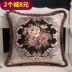 Mới chenille gối đệm bao gồm đơn giản cao cấp châu Âu sofa da khách sạn câu lạc bộ làm đẹp thẩm mỹ viện tựa lưng lớn gối chăn 2 trong 1 Trở lại đệm / Bolsters