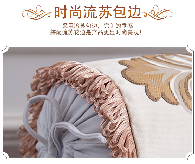 Châu Âu da sang trọng sofa đệm kẹo gối trụ gối bìa lõi chứa các cạnh dài của câu lạc bộ là retro trở về nhà - Trở lại đệm / Bolsters gối dựa