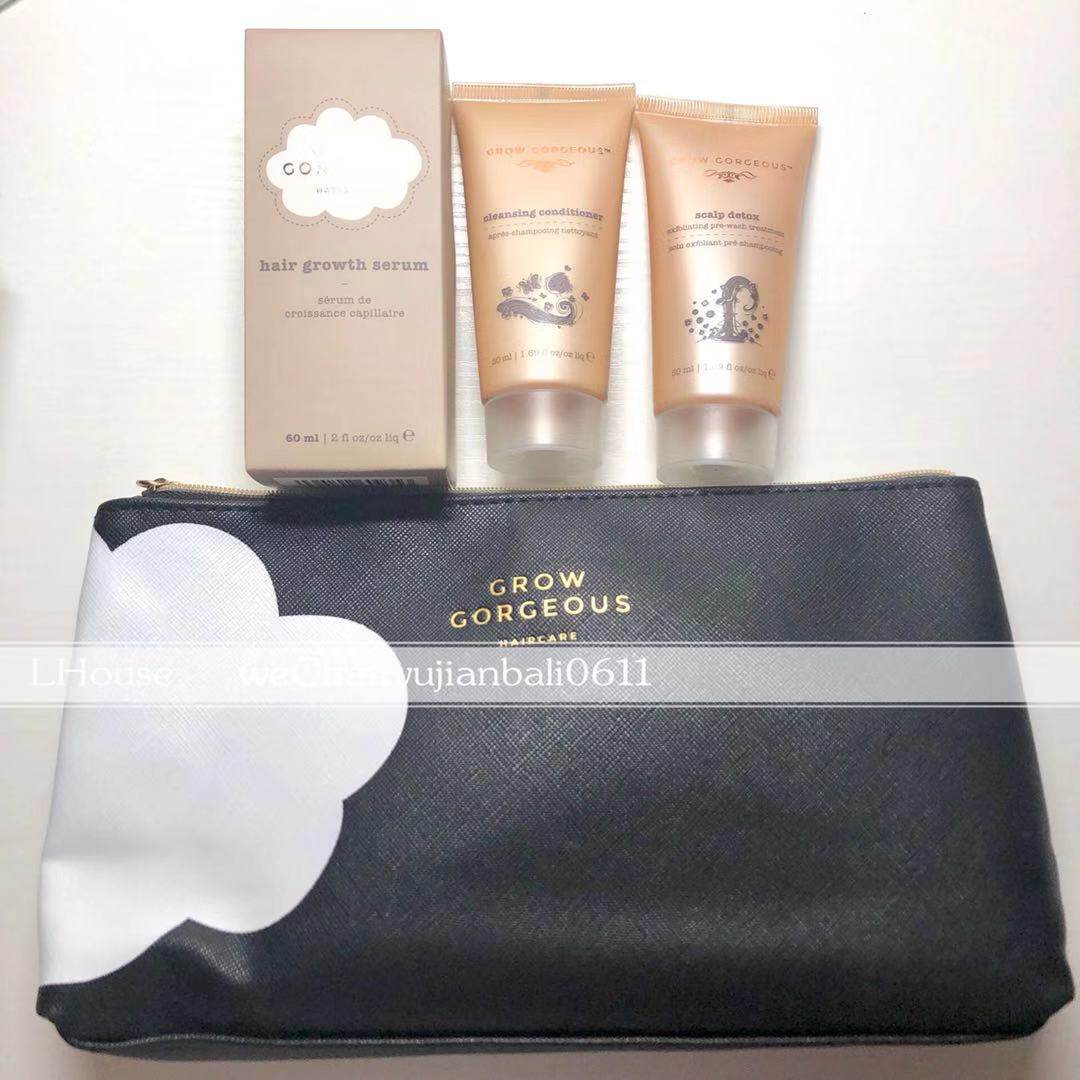 Spot grow gorgeous wash zeng hair oil 60 ml package 11 in 1 scalp scrub