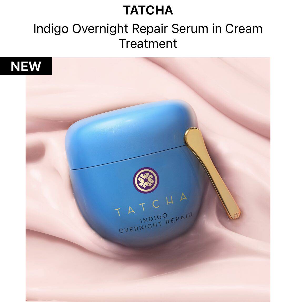 Spot new products TATCHA blue soothing and good night cream 50ml Strong and tough barrier protection