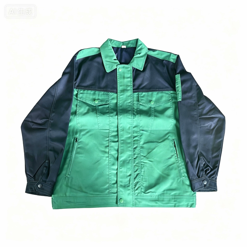 New Double-Layer Spring, Autumn, and Summer Style Single-Layer Polyester-Cotton Jinchuan Workwear, Labor Protection, Wear-Resistant, Durable, Non-Fading, Thickened Set New Double-Layer Spring, Autumn, and Summer Style Single-Layer Polyester-Cotton Jinchuan Workwear, Labor Protection, Wear-Resistant, Durable, Non-Fading, Thickened Set
