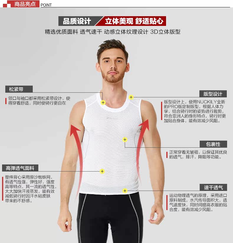 Tenue de cyclisme mixte NUCKILY - Ref 2208722 Image 14