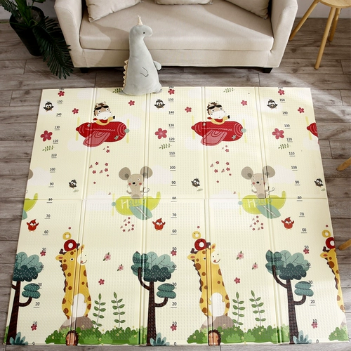 Детский складной игровой коврик для ползания для гостиной для домашнего использования, напольный коврик, увеличенная толщина