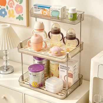 Bottle rack desktop baby products feeding table storage box baby milk powder bowls and chopsticks food supplement tableware drain rack