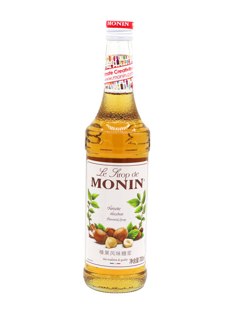 Free Recipe: Monin Hazelnut Flavor Syrup, Fruit Juice 700ml for Coffee, Cocktails, and Beverages