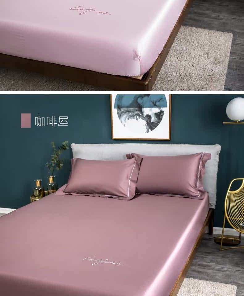 60 chiếc giường cotton cotton một miếng bông đôi dài 1,8 m bông chủ yếu trải giường bằng vải bông Simmons - Trang bị Covers ga trải giường chun đẹp	