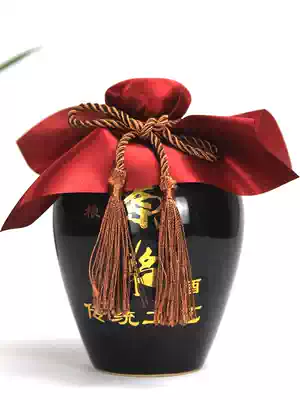 Storage wine jar old-fashioned sealed ceramics a catty of raw wine bottle empty wine bottle 2kg 3kg 5kg 10kg household