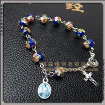 Rosary Rosary-Cloisonne Handset Rosary (dark blue)