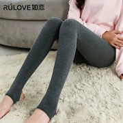 Quần legging bó sát bó sát quần skinny bó sát cotton miễn phí cắt micro áp lực chân quần mùa xuân và mùa thu chân quần