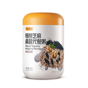 【五谷磨房】核桃芝麻桑葚代餐粥600g