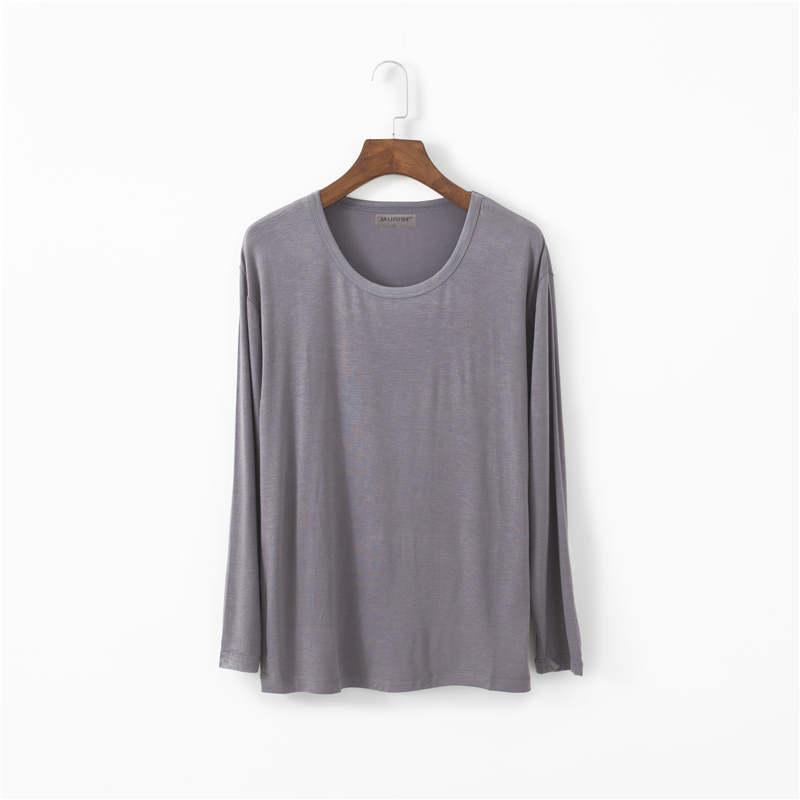 Mùa thu và mùa đông nam thoải mái phục vụ nhà ngọn đồ ngủ phương thức chạm đáy áo cotton rộng kích thước lớn cha mặc bên trong mặc đồ ngủ thu đông ấm áp