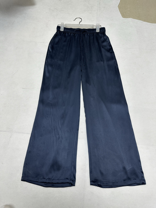 Heavy Sand-Washed Soft Straight-Leg Casual Pants Long Pants