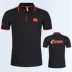 Đội tuyển quốc gia Trung Quốc mùa hè áo thể thao polo nam và nữ nhanh khô áo thun ngắn tay ve áo Trung Quốc phù hợp với quần áo nhóm