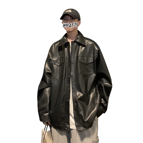 Мужская демисезонная куртка для отдыха для работы, оверсайз, в американском стиле, изысканный стиль