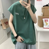 Летний трендовый жилет, брендовая футболка без рукавов для влюбленных, свободный крой