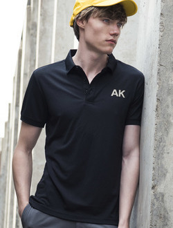 AK Nam Đô Thị của Đại Lý Ngắn Tay Áo Thể Thao T-Shirt Ve Áo Kinh Doanh Polo Áo Sơ Mi Nam của Nam Giới Trở Lại In Ngắn Tay Áo