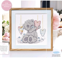 Cross Stitch Electronic Drawing The World of Cross Stitching 290 Cartoon - Pudding Bear