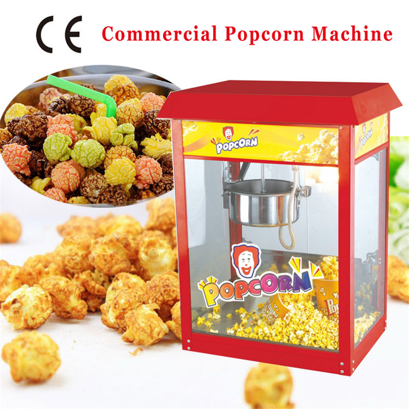 Commercial Popcorn Machine Popcorn Machine Burst Valley Machine Snack Equipment Pendulum-flattening machine fully automatic desktop