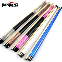  JIANJIANG JIANJIANG billiard cue English SNOOKER BLACK 8 Eight American 16 color nine-ball billiard cue big head rod