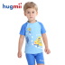 Hugmii trẻ em áo tắm bé trai và bé gái góc phẳng phim hoạt hình chia áo tắm trẻ em bé bé áo tắm bơi thân - Bộ đồ bơi của Kid đồ bơi cho be gái 10 tuổi Bộ đồ bơi của Kid