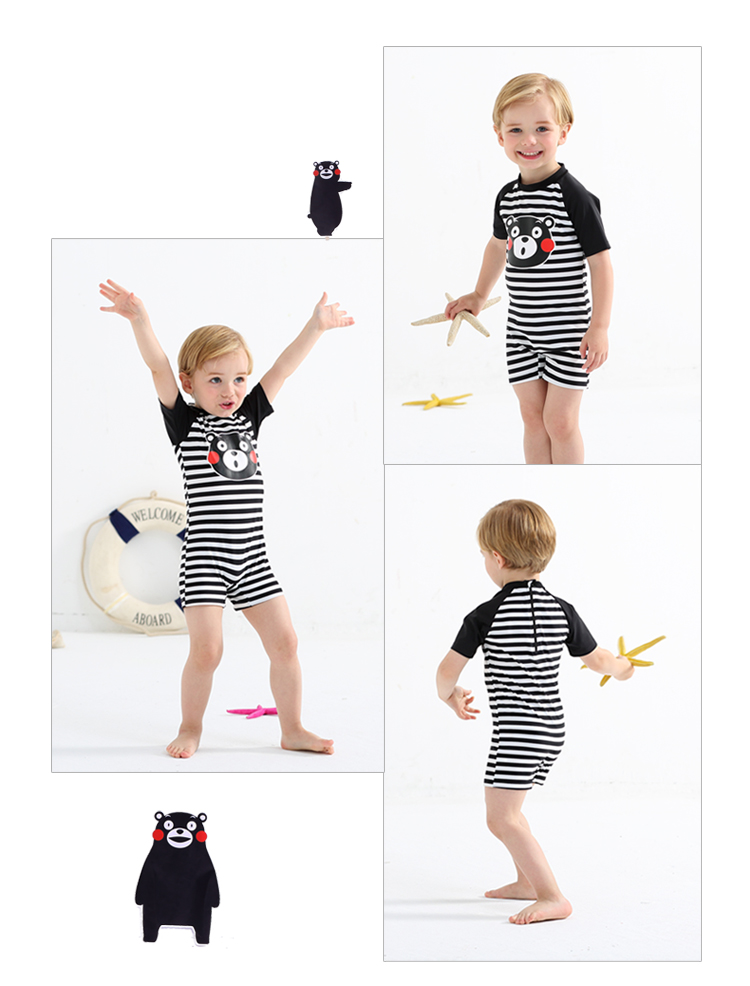 Áo tắm một mảnh của trẻ em Hugmii, bé trai và bé gái, áo tắm cho bé trai, ống thở kỳ nghỉ - Bộ đồ bơi của Kid đồ bơi h&m cho bé gái