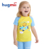 Hugmii trẻ em áo tắm bé trai và bé gái góc phẳng phim hoạt hình chia áo tắm trẻ em bé bé áo tắm bơi thân - Bộ đồ bơi của Kid đồ bơi cho be gái 10 tuổi Bộ đồ bơi của Kid
