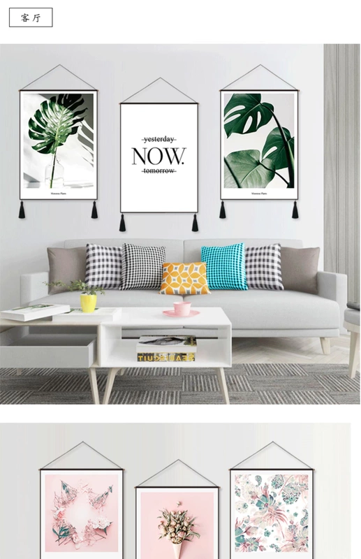 sơn trang trí phòng khách hiện đại nhỏ gọn sofa bối cảnh sơn tường treo vải nhà hàng Bắc Âu phòng ngủ ấm cúng đầu giường tấm thảm - Tapestry thảm treo tường thổ cẩm