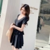 Bộ đồ bơi nữ mùa xuân 2018 mới nóng bỏng liền kề bảo thủ cỡ lớn chất béo mm200 kg che bụng áo tắm thon gọn mùa đông - Bộ đồ bơi One Piece