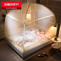 Mông Cổ yurt muỗi net 1.8 m giường 1.5 đôi hộ gia đình mã hóa dày duy nhất 2018 new ba mở cửa 1.2 m giường