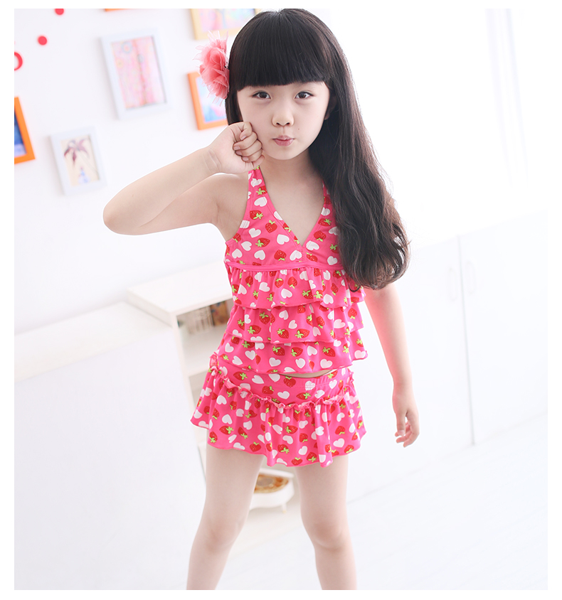Đồ bơi cho trẻ em Cô gái Chia váy Váy Trẻ em vừa và nhỏ Đồ bơi công chúa Hàn Quốc Đồ bơi cho bé gái dễ thương - Bộ đồ bơi của Kid đồ bơi cho bé sơ sinh