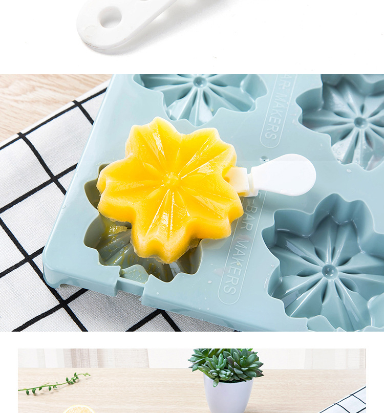 Tự làm kem popsicle khuôn kem popsicle tủ lạnh để làm đá đông lạnh kem kem hoạt hình khuôn kem - Tự làm khuôn nướng khuôn silicon hình thú