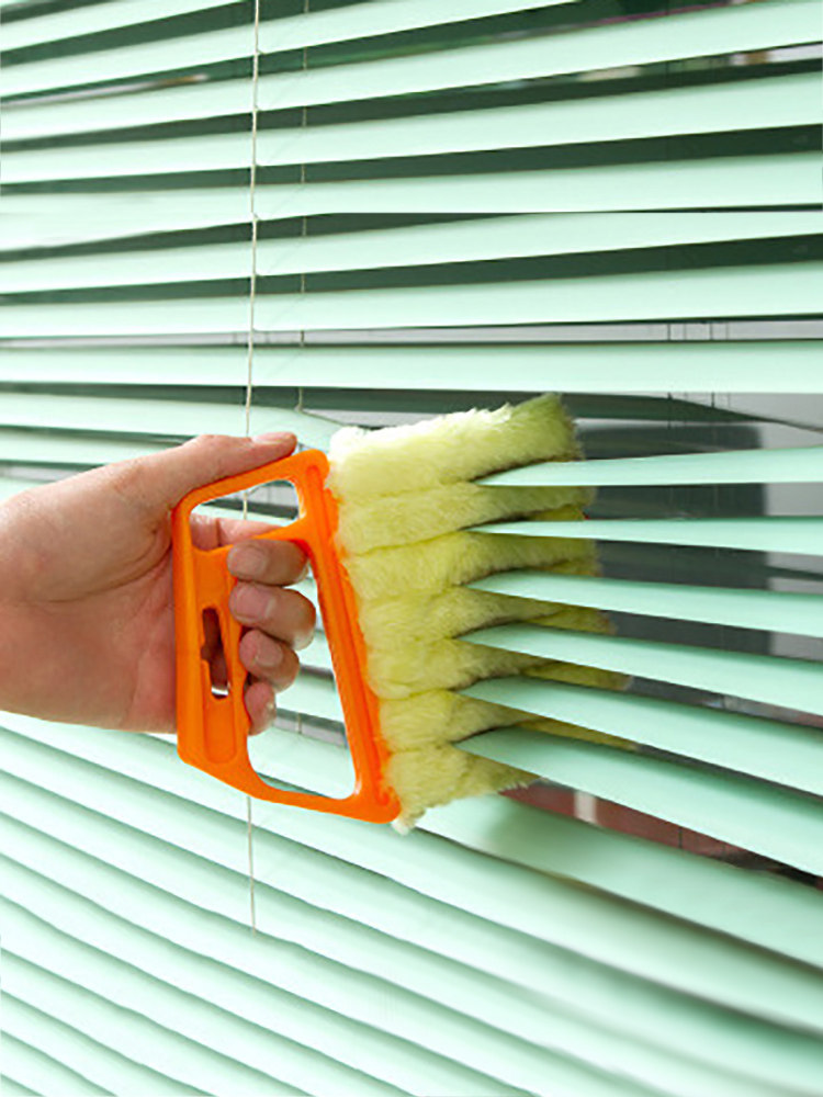 Shutters cleaning brush Cleaning artifact Curtain dust brush 100-page curtain shading curtain Roller curtain gap window seam groove