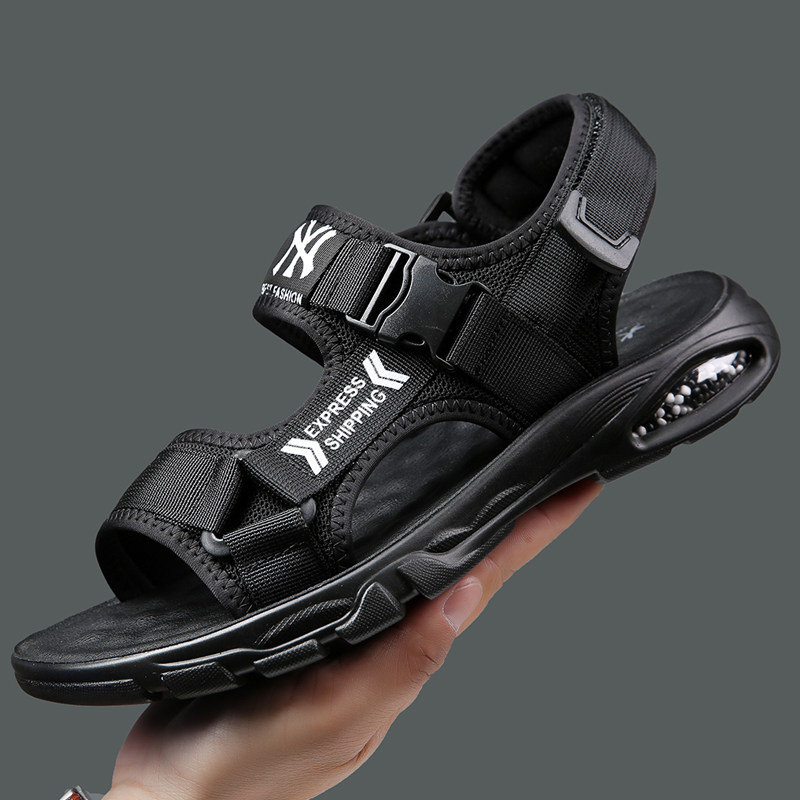Men's sandals 2022 new sports cool Drag men Summer Rome beach Shoe tide teenagers students Air cushion sandals