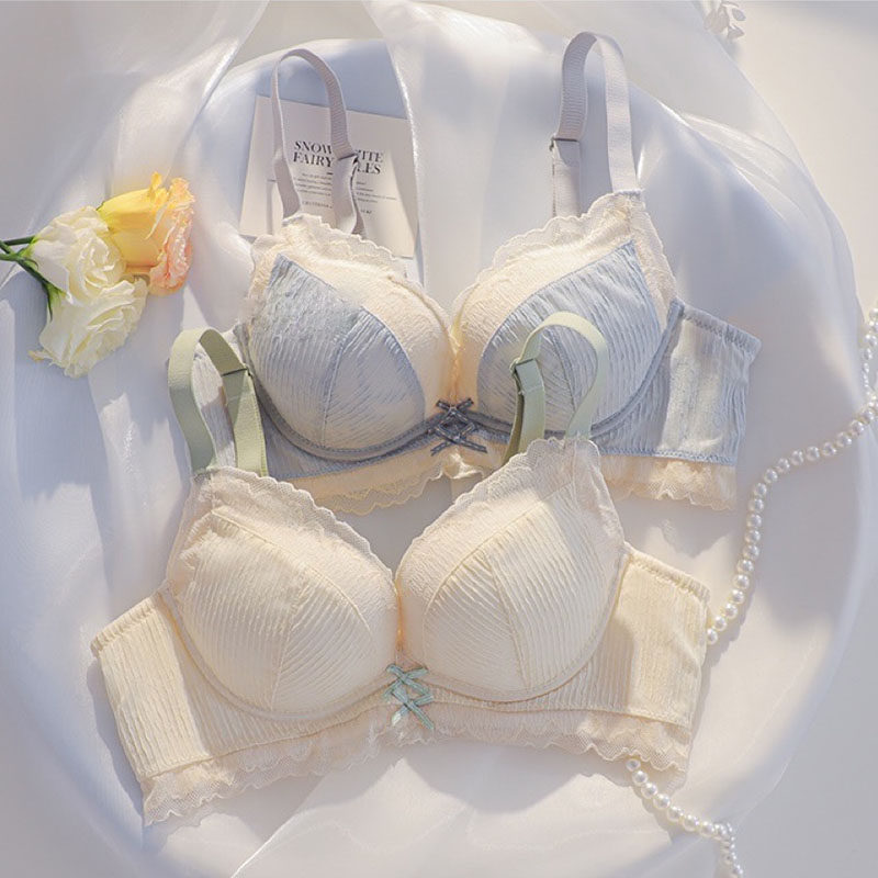 Pure lust lingerie, sexy, sexy, small chest, gathered bra set